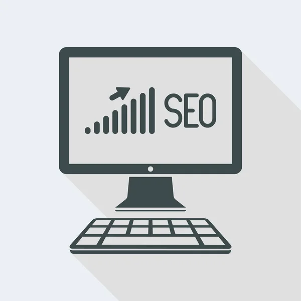 Relatório de dados digitais Seo —  Vetores de Stock