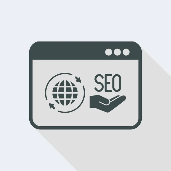 Servizi online di seo globale — Vettoriale Stock