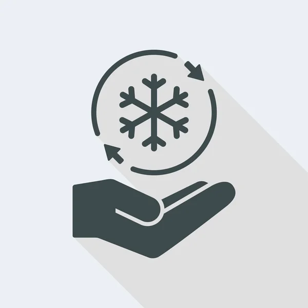 Icône du service de climatisation — Image vectorielle