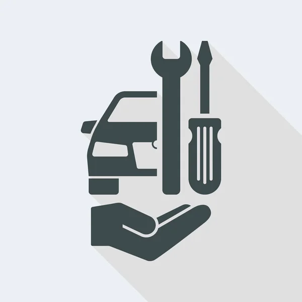 Pictogram voor auto hulp symbool — Stockvector