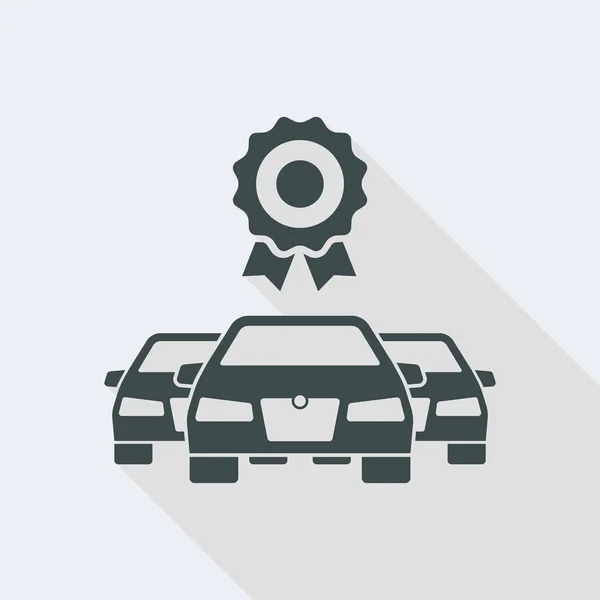 Prêmio de medalha de primeiro lugar automotivo —  Vetores de Stock