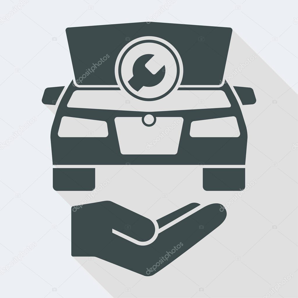 Automotive assistance services icon