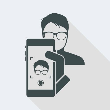 Akıllı telefonda yüz resmi portre