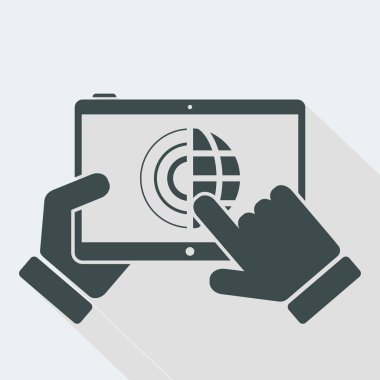 Dünya çapında bağlantı simgesi simgesi