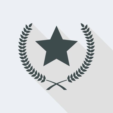 Ödülü defne simgesi ve yıldız