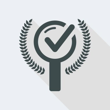 Başarılı kalite arama simgesi