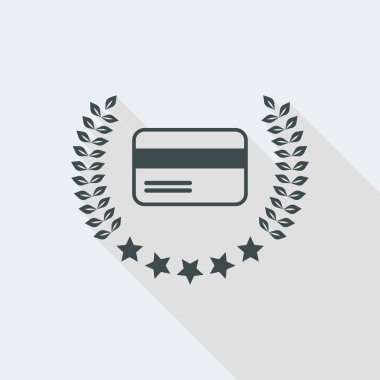 Vip kart sembolü simgesi