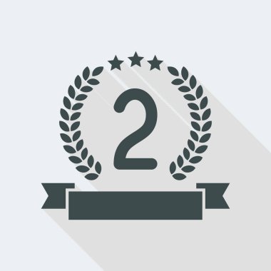 İkinci sırada kazanan simgesi