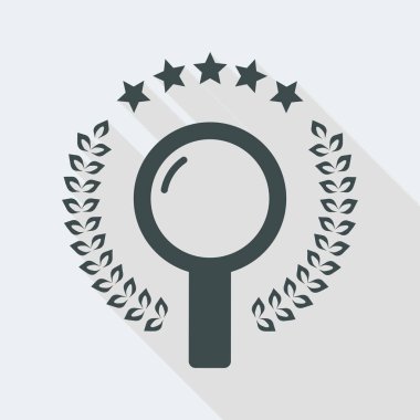 Başarılı kalite arama simgesi