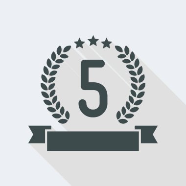 Beşinci yer kazanan simgesi