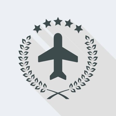 Lüks havayolu sembolü simgesi