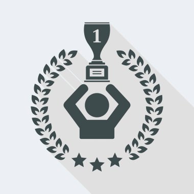 İlk yer kazanan kupa simgesi