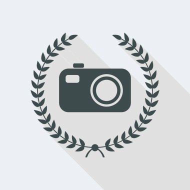 Fotoğraf Ödülü düz simge