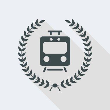 Lüks seyahat tren simgesi