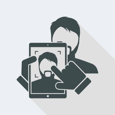 Tablette fotoğraf portre