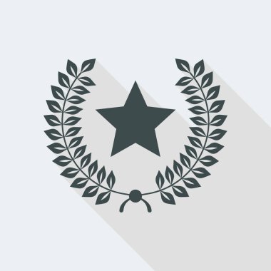 Ödülü defne simgesi ve yıldız