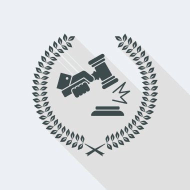 Mükemmel yasal hizmetler simgesi