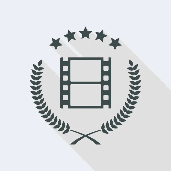 Ikon för film-eller foto pris symbol — Stock vektor