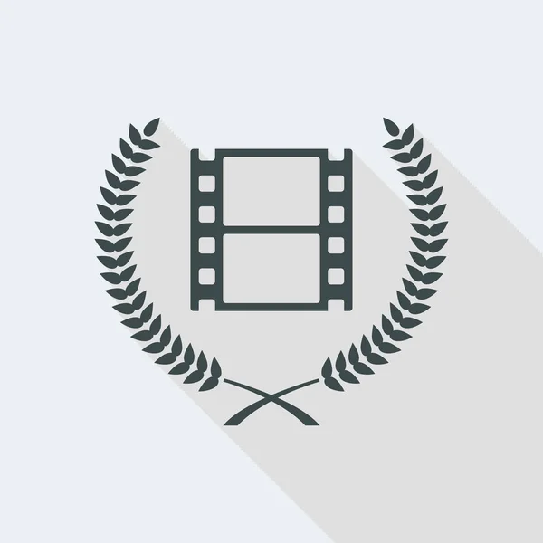 Ikon för film-eller foto pris symbol — Stock vektor
