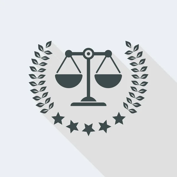 Ikona služby právní pomoci — Stockový vektor