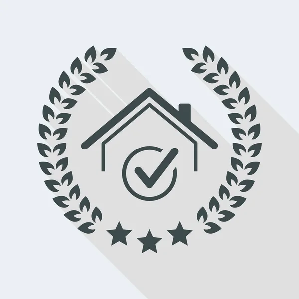 Ícone de casa de qualidade premium — Vetor de Stock