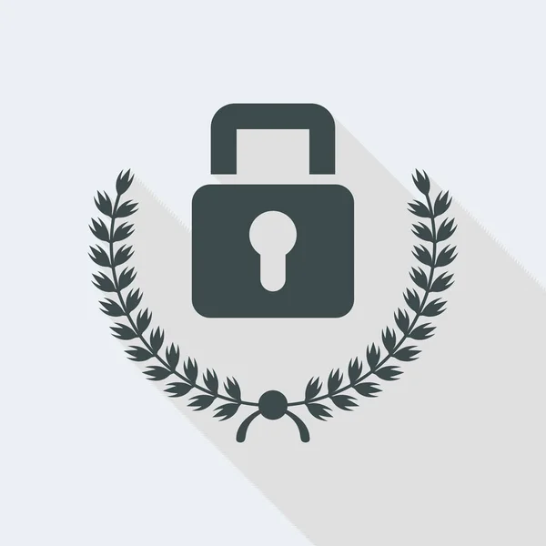 Symbool van de premie bescherming — Stockvector