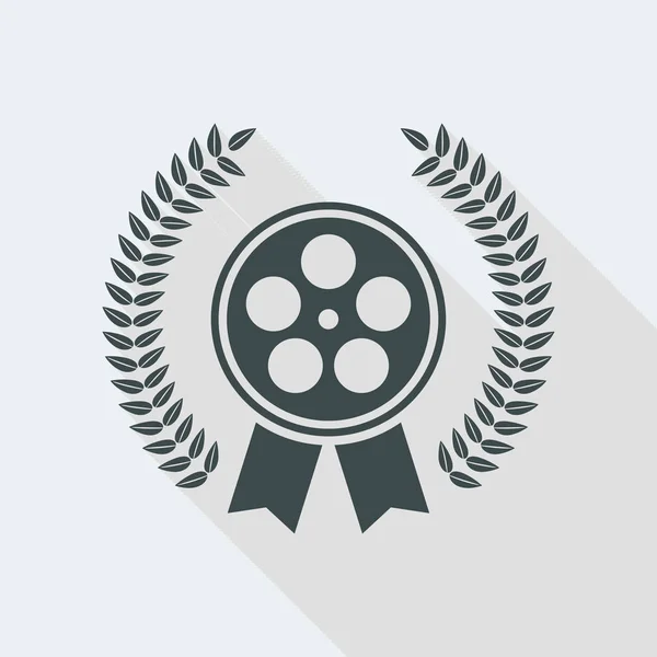 Cinéma icône symbole prix — Image vectorielle