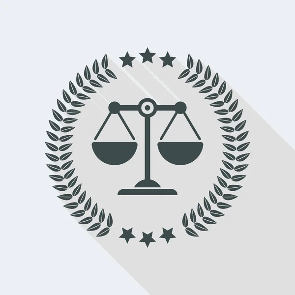 Legal assistance service icon — Stock Vector