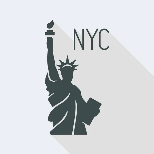 Ikona města New York — Stockový vektor