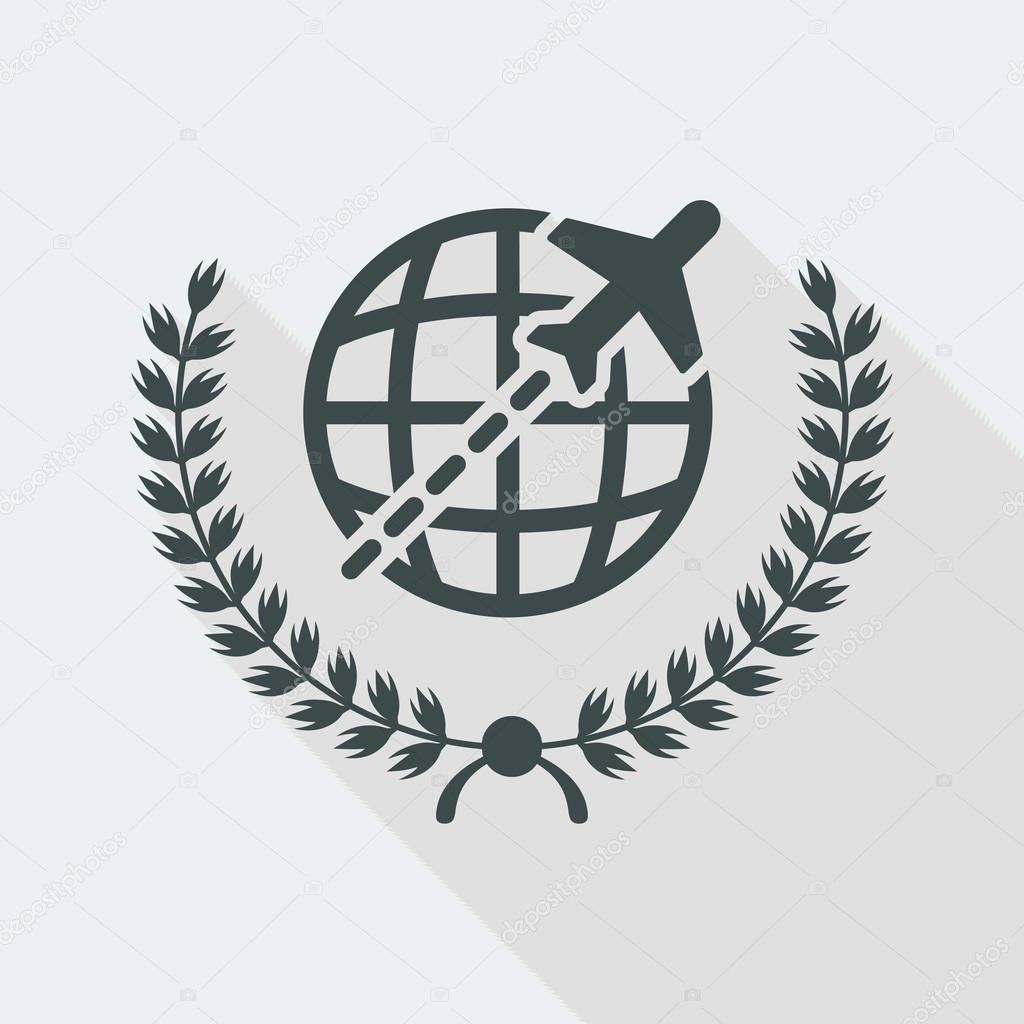 Premium airline symbol icon