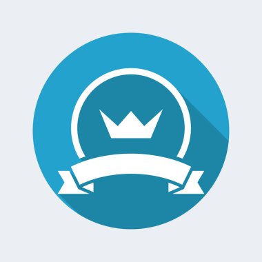 Sigorta primi ileti simgesi. Lama, temiz, en az izole vektör ve ben