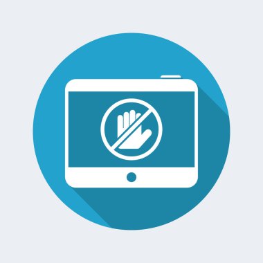 Cihaz gizlilik kavramı simgesi