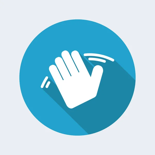 Hand gesture in greeting — Stock Vector