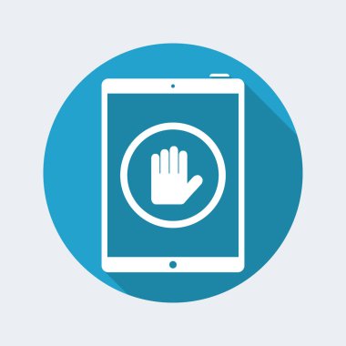 Tablete yasak erişim için alt jest