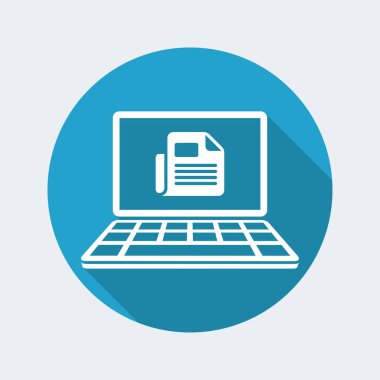 Dizüstü üzerinde newletter online