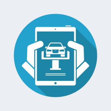 Tablette araç servis uygulaması