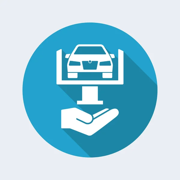 Car assistance service icon — Stock Vector
