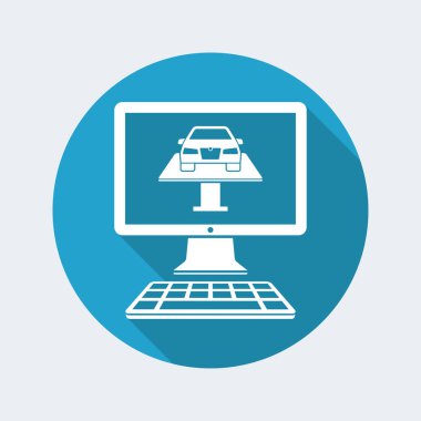 Araba teşhis için bilgisayar