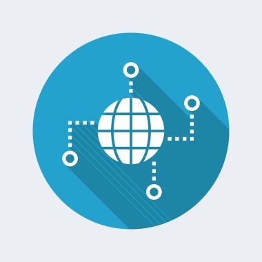 Dünya çapında küresel ağ bağlantısı