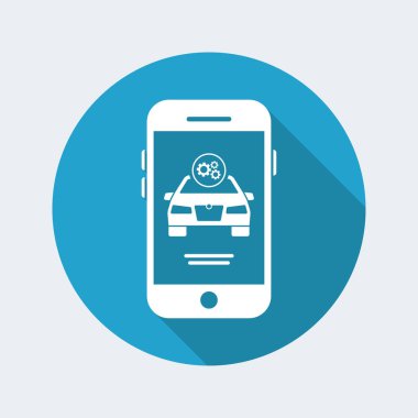 Akıllı telefonda araba mekanik hizmeti