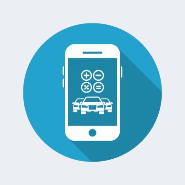 Akıllı telefonda Otomotiv fiyatı veya maliyet hesaplaması