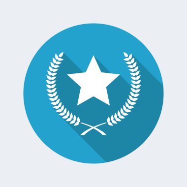 Ödülü defne simgesi ve yıldız