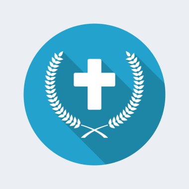 Hıristiyan haç ve defne