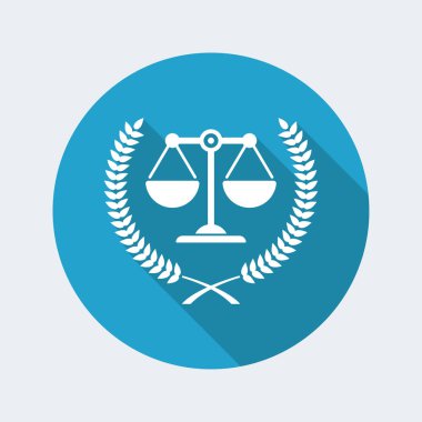 Kurumsal hukuk sembolü simgesi