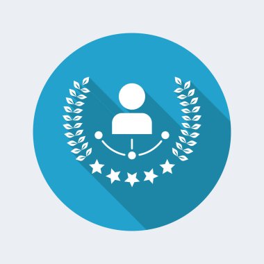 Premium ağ kavramı simgesi