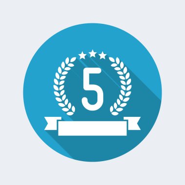 Beşinci yer kazanan simgesi