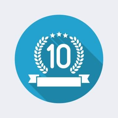 Onuncu yer kazanan simgesi