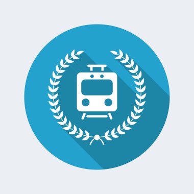 Lüks seyahat tren simgesi