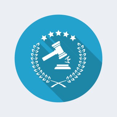 Mükemmel yasal hizmetler simgesi