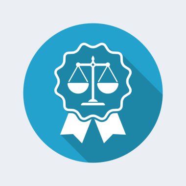 Mükemmel yasal hizmetler simgesi